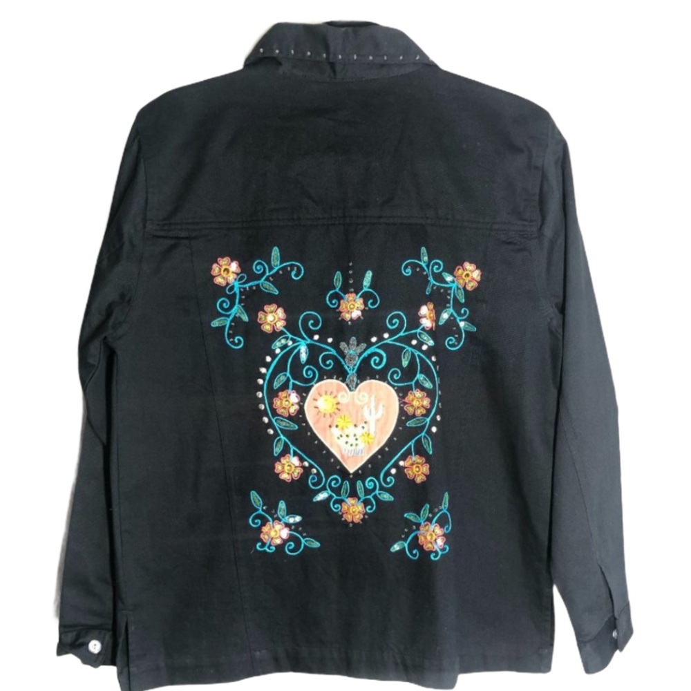 VINTAGE MICHAEL SIMON LAGENLOOK EMBELLISHED SIZE S